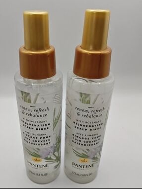 2 New Pantene Renew, Refresh & Rebalance Rejuvenating Scalp Rinse - 5.8 Oz Each